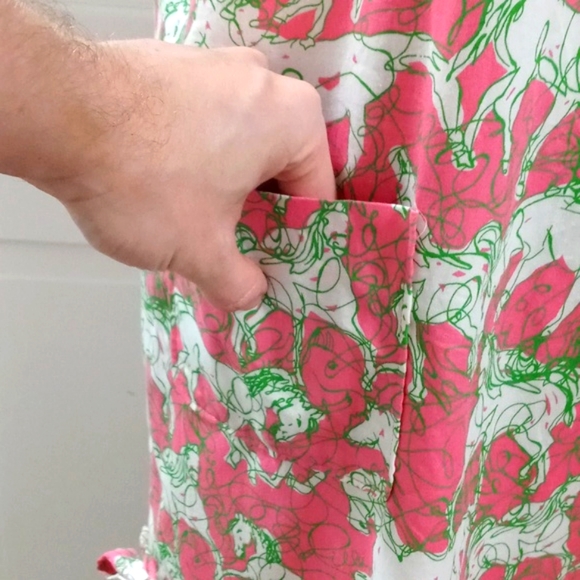 🦄RARE Lilly Pulitzer🦄 - "Hot To Trot" Shift Dress - Picture 9 of 16
